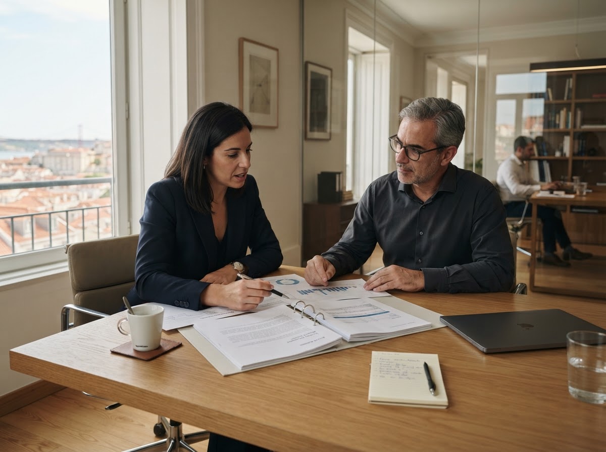 Advocacia Financeira — equipa e metodologia de análise de dados financeiros